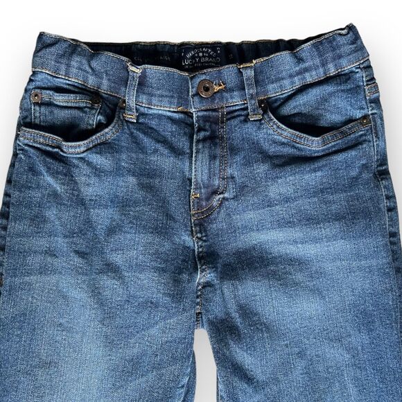 Lucky Brand Jeans Boys Blue Classic Straight Medium Wash Denim Jeans Size 14 - Picture 3 of 11